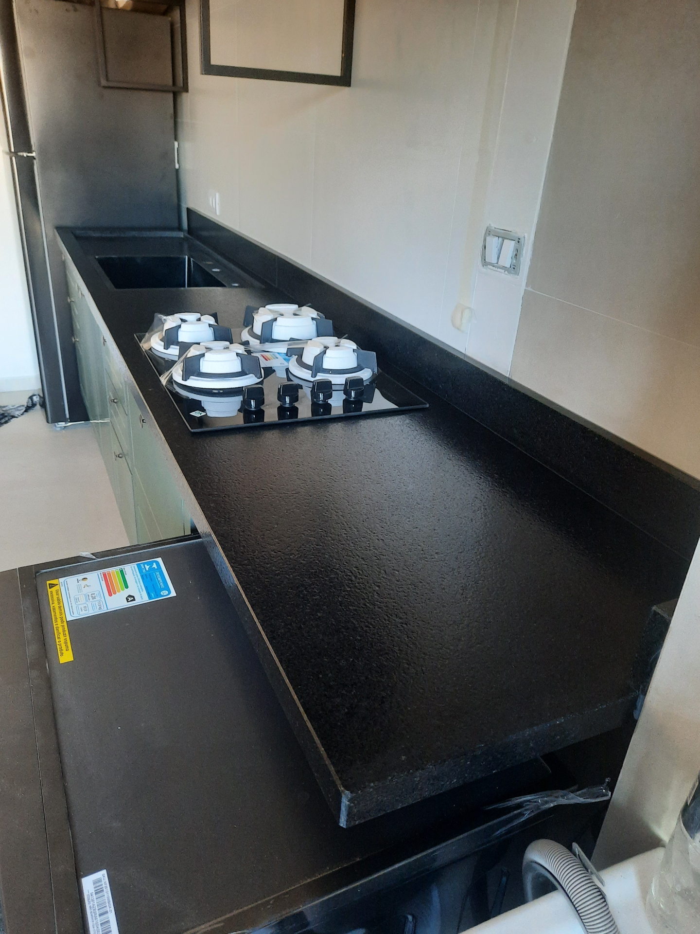 Cozinha Linear com Cooktop